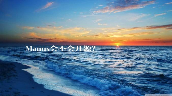 Manus会不会开源？